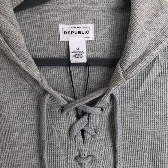NWT For The Republic Thermal Hoodie -XS - Picture 2 of 6